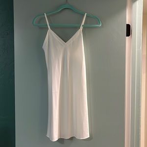 Rya Collection white slip with back cutout detail size xs